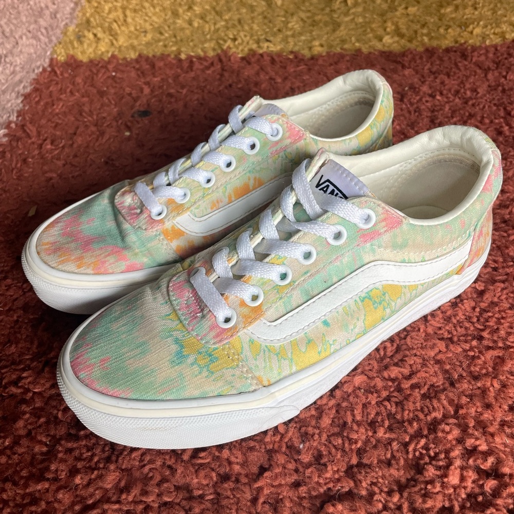 Vans Ward style Tie Dye Shoes